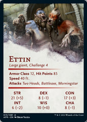 Ettin Art Card [Dungeons & Dragons: Adventures in the Forgotten Realms Art Series] | Odin's Place
