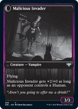 Innocent Traveler // Malicious Invader [Innistrad: Double Feature] | Odin's Place