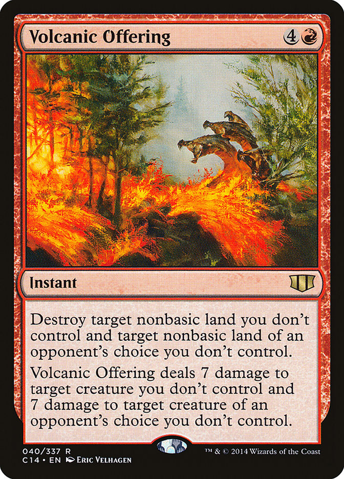 Volcanic Offering (40) [Commander 2014] | Odin's Place