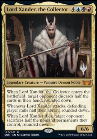 Lord Xander, the Collector (Promo Pack) [Streets of New Capenna Promos] | Odin's Place