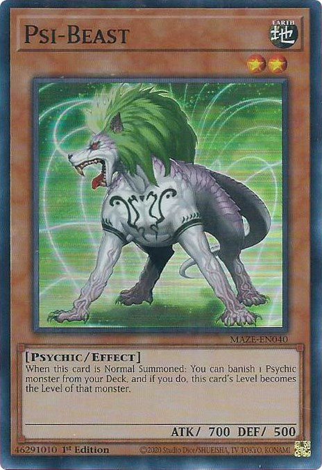 Psi-Beast [MAZE-EN040] Super Rare | Odin's Place