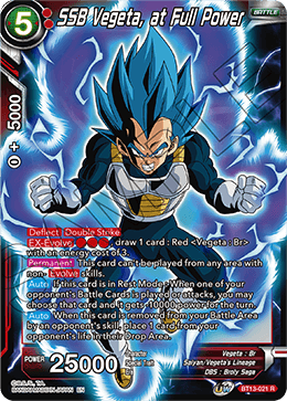 SSB Vegeta, at Full Power (Rare) (BT13-021) [Supreme Rivalry] | Odin's Place