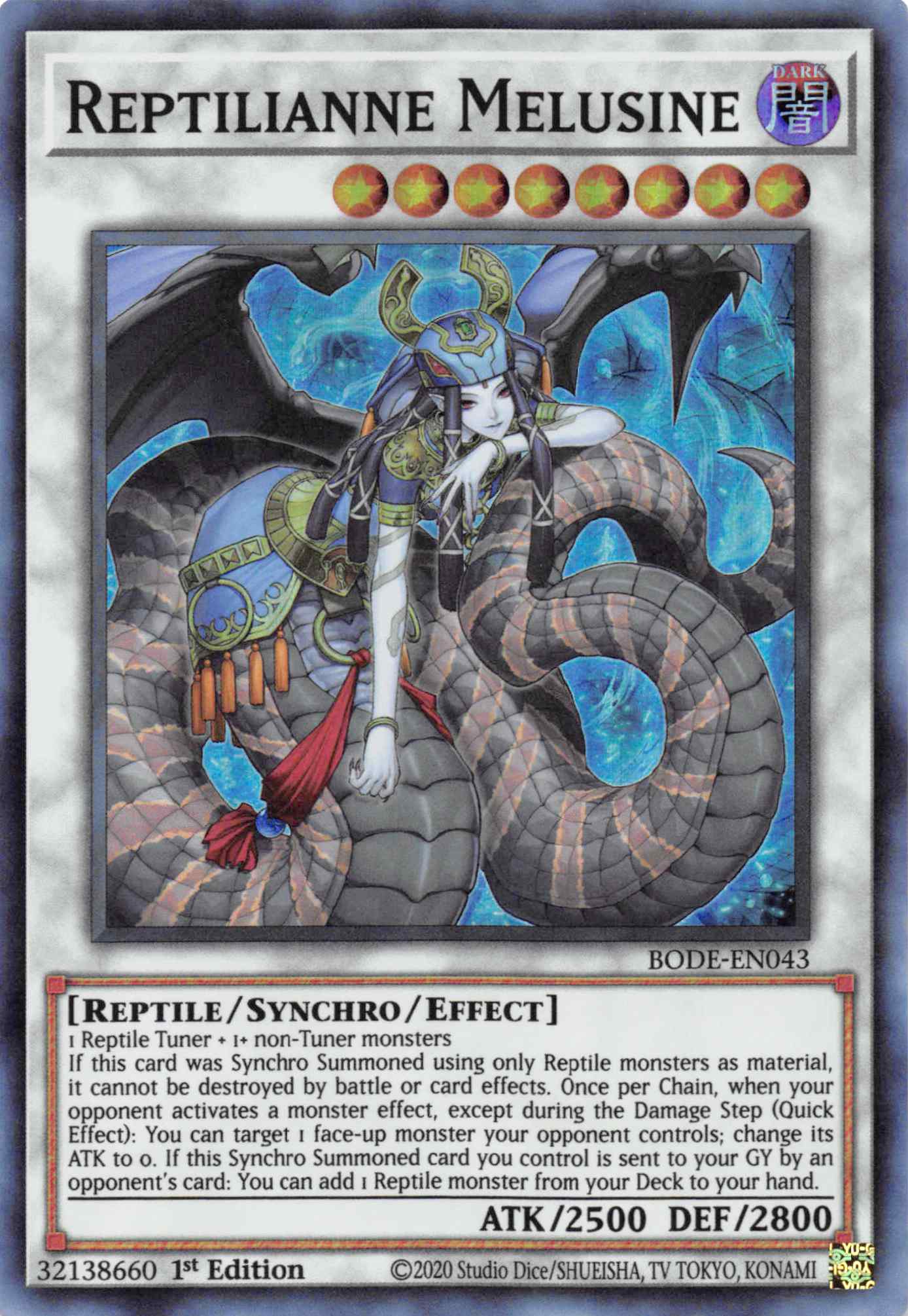 Reptilianne Melusine [BODE-EN043] Super Rare | Odin's Place