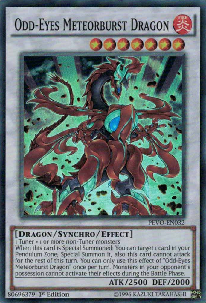 Odd-Eyes Meteorburst Dragon [PEVO-EN032] Super Rare | Odin's Place