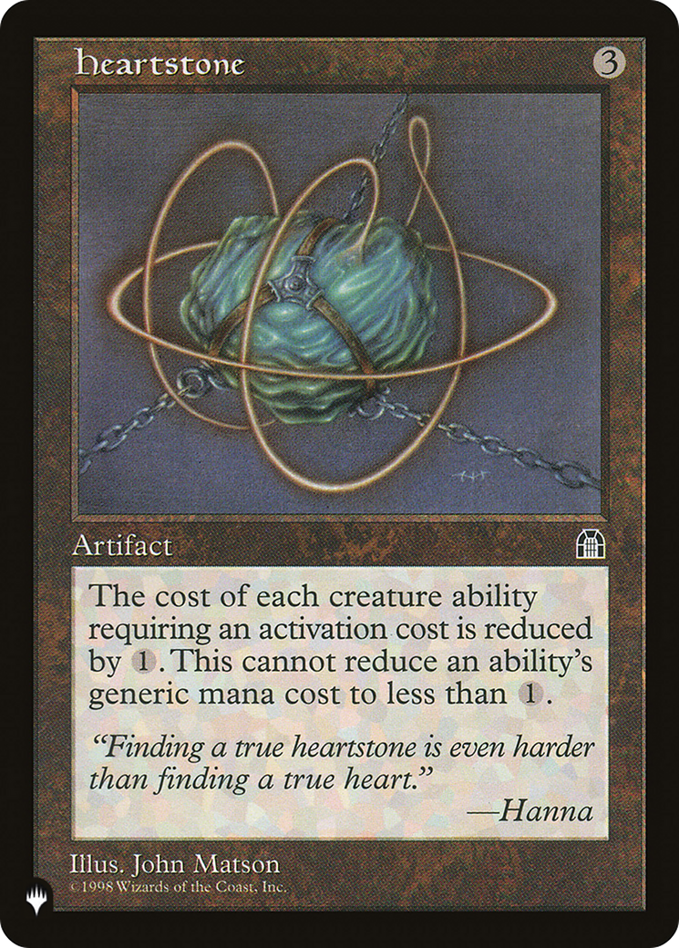Heartstone [The List] | Odin's Place