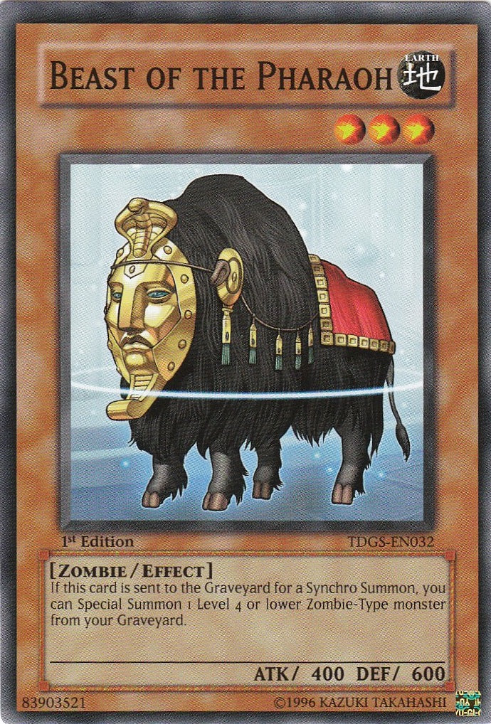 Beast of the Pharaoh [TDGS-EN032] Common | Odin's Place