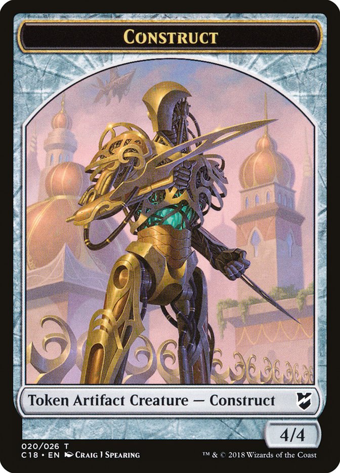 Construct Token (020/026) [Commander 2018 Tokens] | Odin's Place
