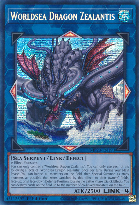 Worldsea Dragon Zealantis [MP23-EN193] Prismatic Secret Rare | Odin's Place