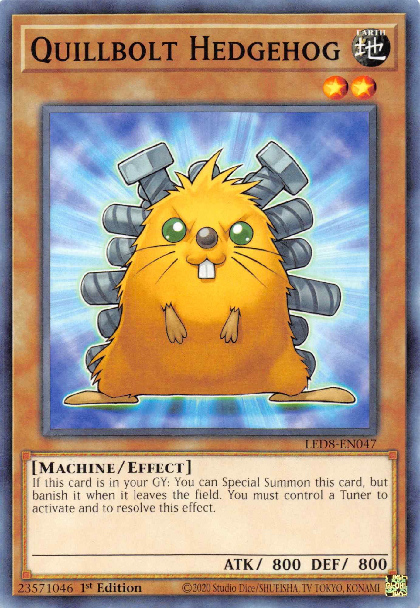 Quillbolt Hedgehog [LED8-EN047] Common | Odin's Place