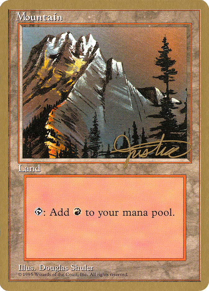 Mountain (mj373) (Mark Justice) [Pro Tour Collector Set] | Odin's Place