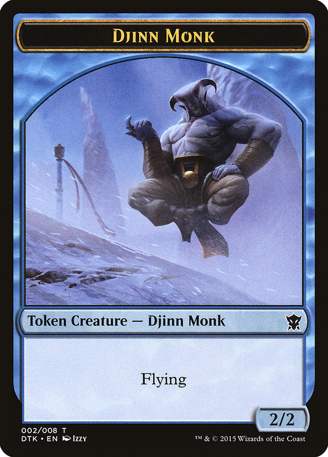 Djinn Monk Token (2) [Dragons of Tarkir Tokens] | Odin's Place
