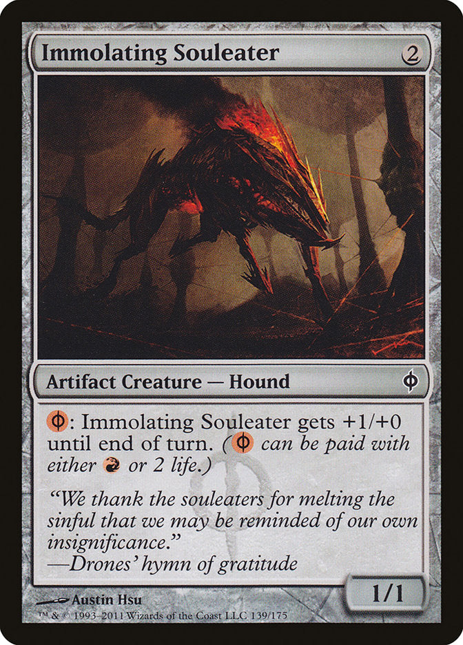 Immolating Souleater (139) [New Phyrexia] | Odin's Place