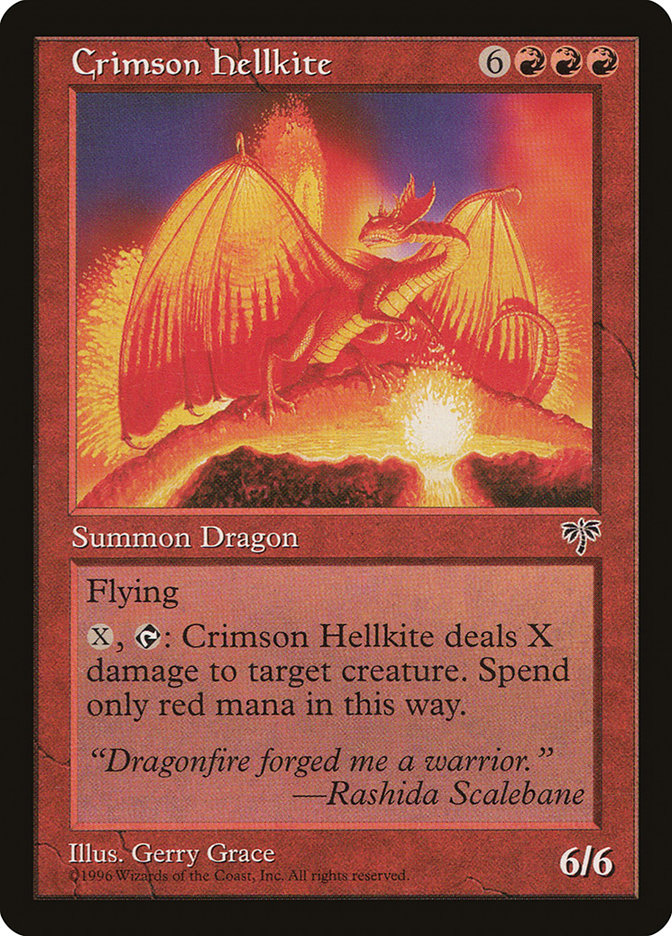 Crimson Hellkite (167) [Mirage] | Odin's Place