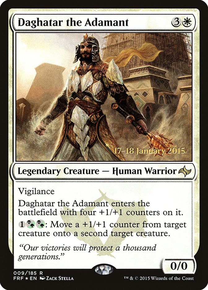 Daghatar the Adamant (9) [Fate Reforged Prerelease Promos] | Odin's Place