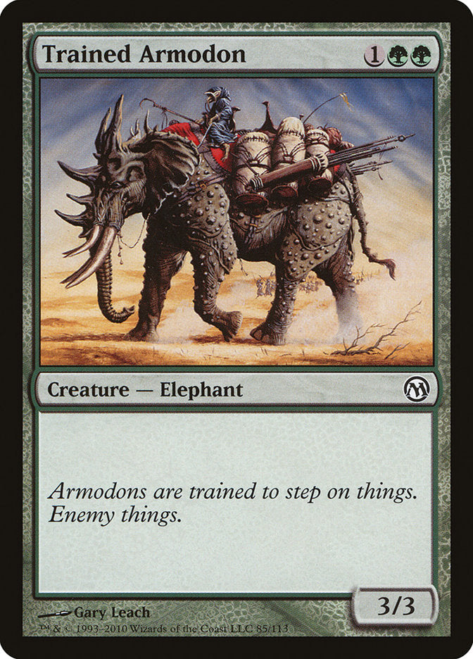 Trained Armodon (85) [Duels of the Planeswalkers] | Odin's Place