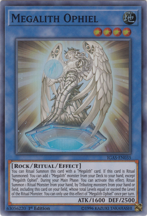 Megalith Ophiel [IGAS-EN035] Super Rare | Odin's Place