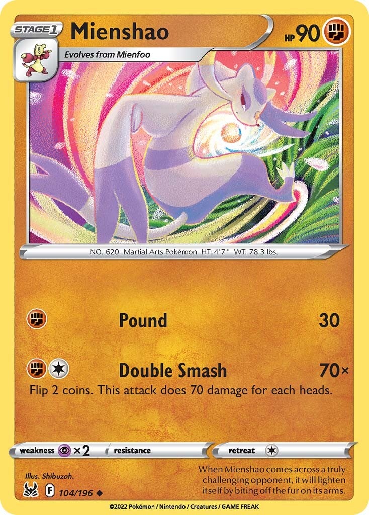 Mienshao (104/196) [Sword & Shield: Lost Origin] | Odin's Place