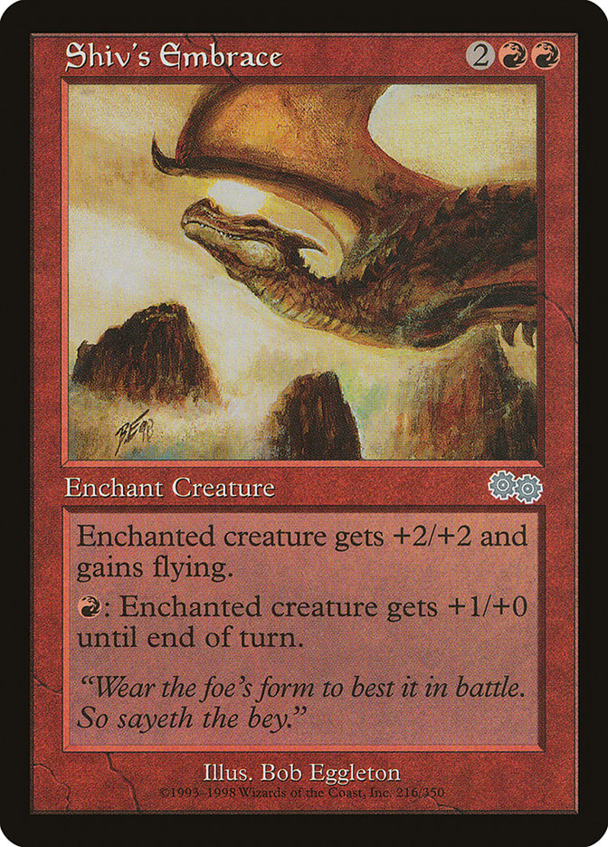 Shiv's Embrace (216) [Urza's Saga] | Odin's Place