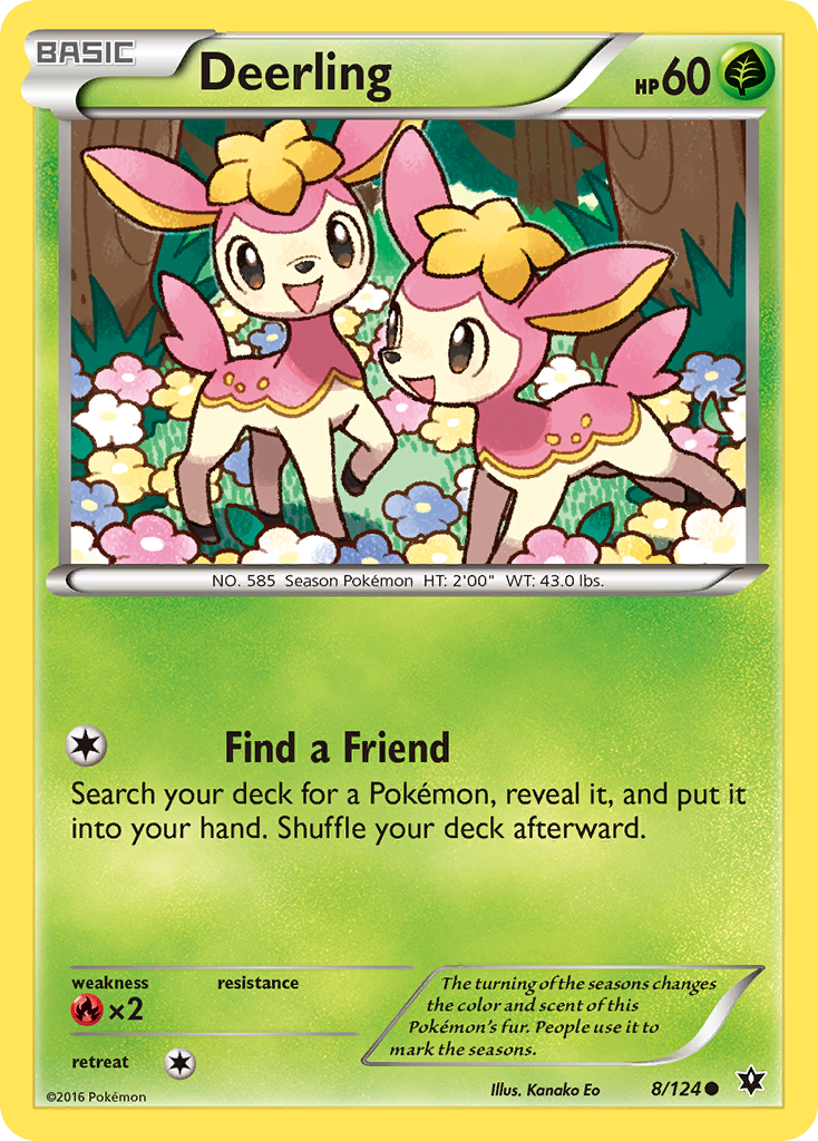 Deerling (8/124) [XY: Fates Collide] | Odin's Place