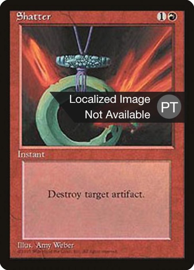 Shatter [Fourth Edition (Foreign Black Border)] | Odin's Place