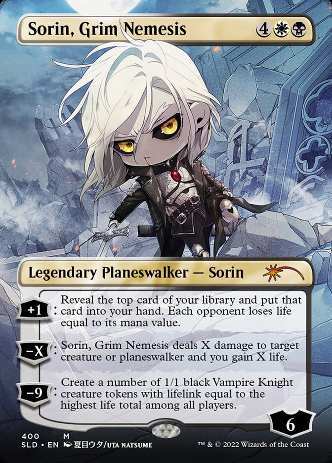 Sorin, Grim Nemesis (Borderless) [Secret Lair Drop Series] | Odin's Place