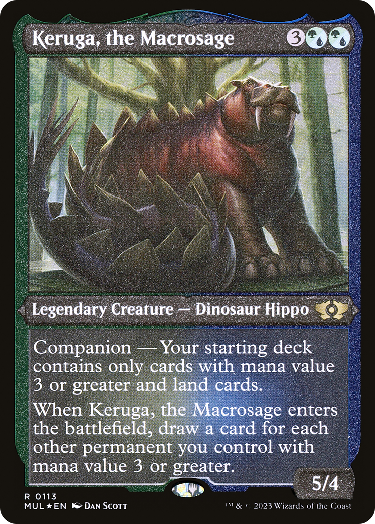 Keruga, the Macrosage (Foil Etched) [Multiverse Legends] | Odin's Place
