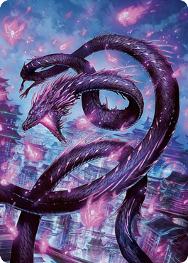 Junji, the Midnight Sky 2 Art Card [Kamigawa: Neon Dynasty Art Series] | Odin's Place