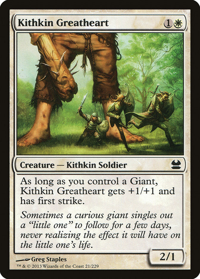 Kithkin Greatheart (21) [Modern Masters] | Odin's Place