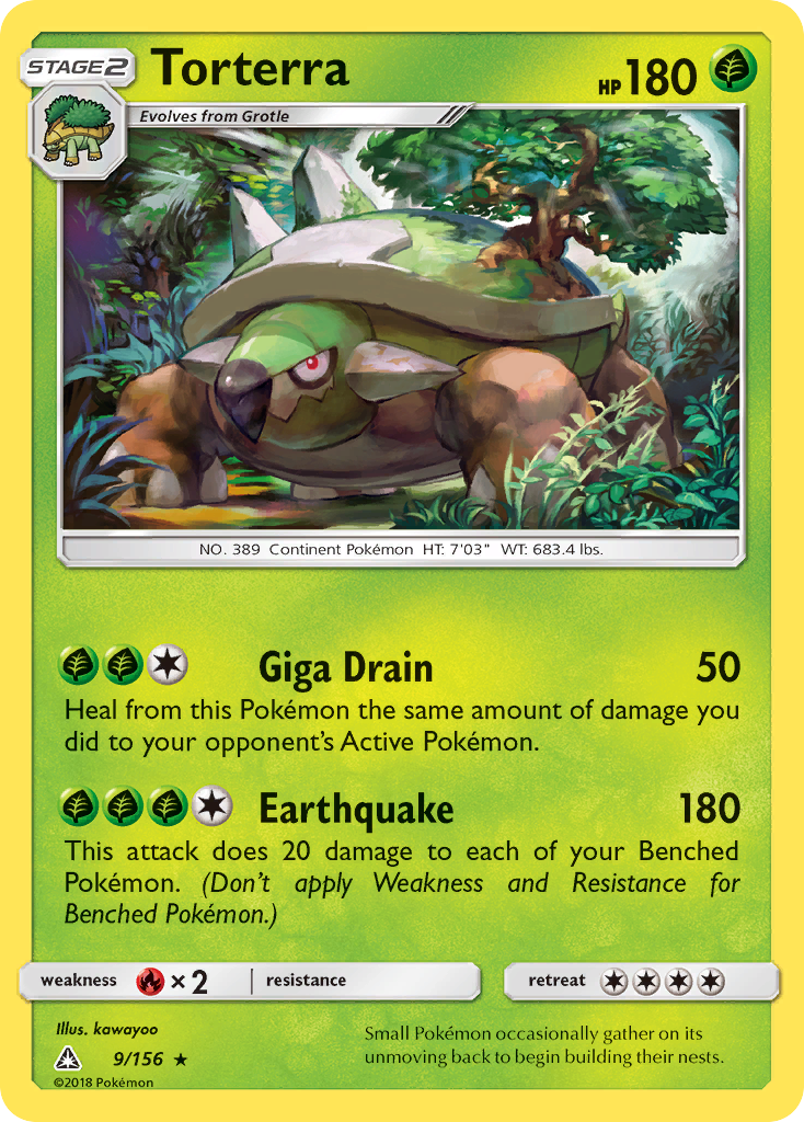 Torterra (9/156) [Sun & Moon: Ultra Prism] | Odin's Place