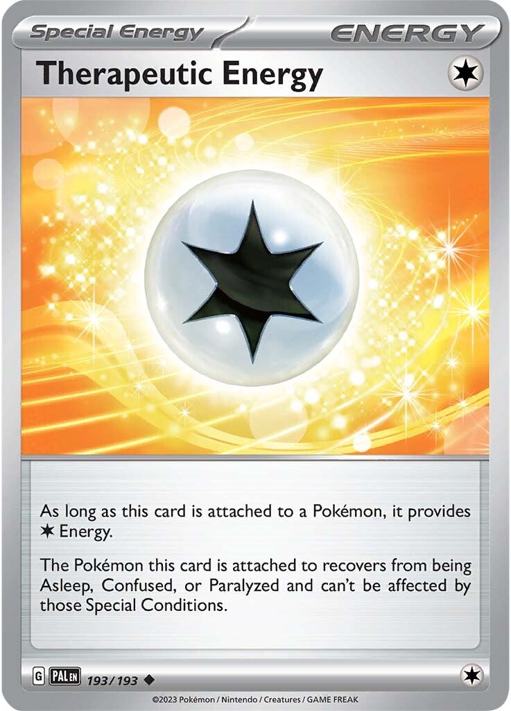 Therapeutic Energy (193/193) [Scarlet & Violet: Paldea Evolved] | Odin's Place