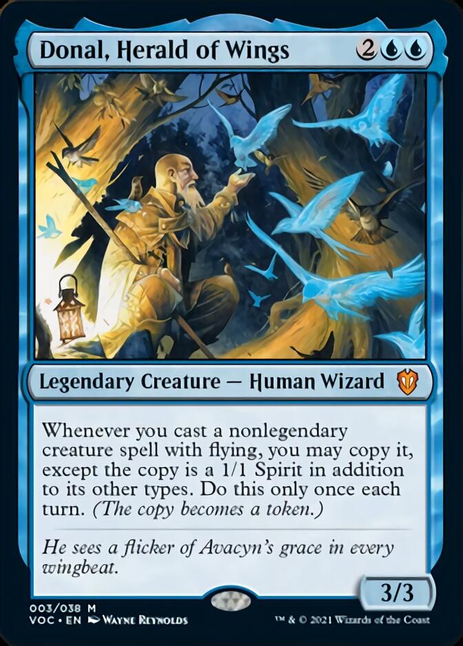 Donal, Herald of Wings [Innistrad: Crimson Vow Commander] | Odin's Place