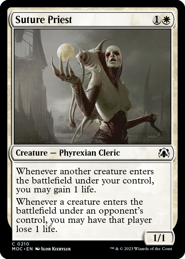 Suture Priest [March of the Machine Commander] | Odin's Place
