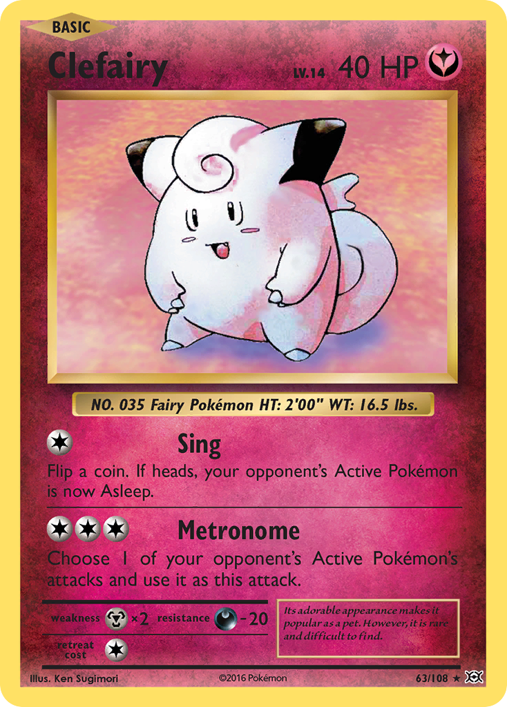 Clefairy (63/108) [XY: Evolutions] | Odin's Place