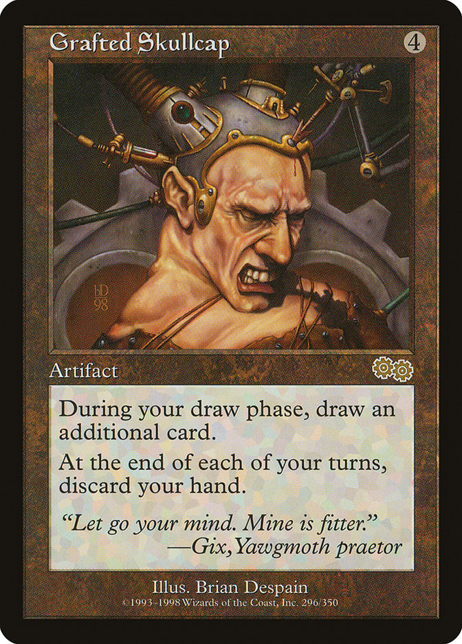 Grafted Skullcap (296) [Urza's Saga] | Odin's Place