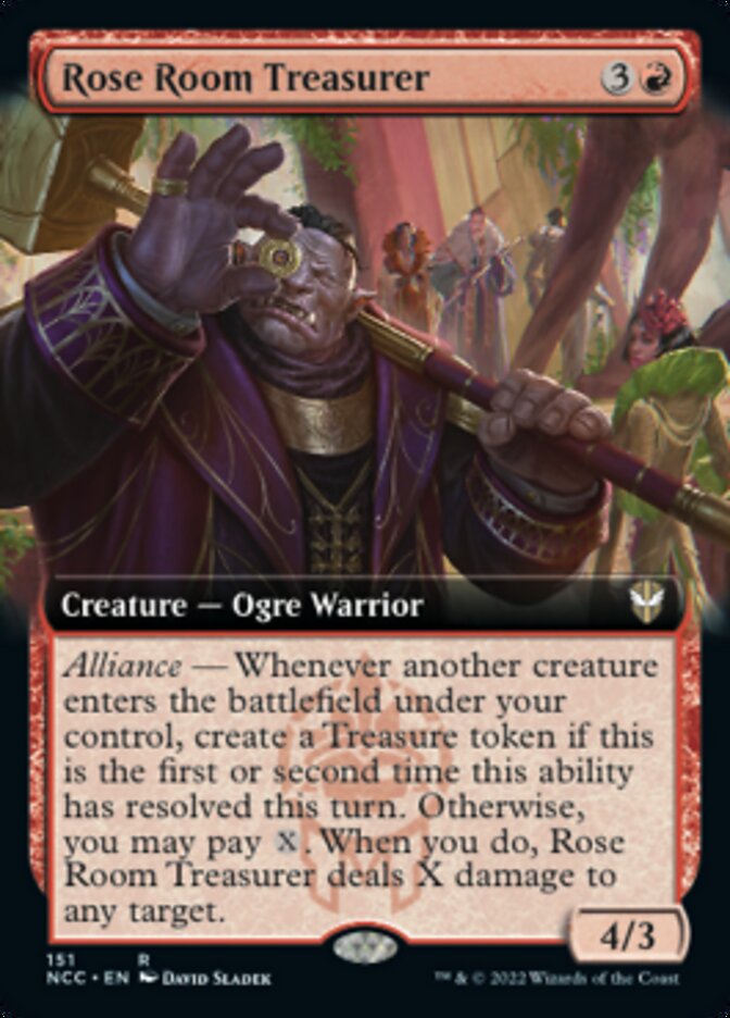 Rose Room Treasurer (Extended Art) [Streets of New Capenna Commander] | Odin's Place