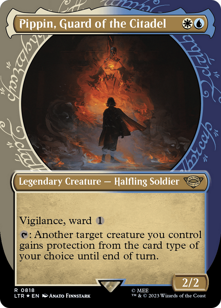 Pippin, Guard of the Citadel (Showcase) (Surge Foil) [The Lord of the Rings: Tales of Middle-Earth] | Odin's Place