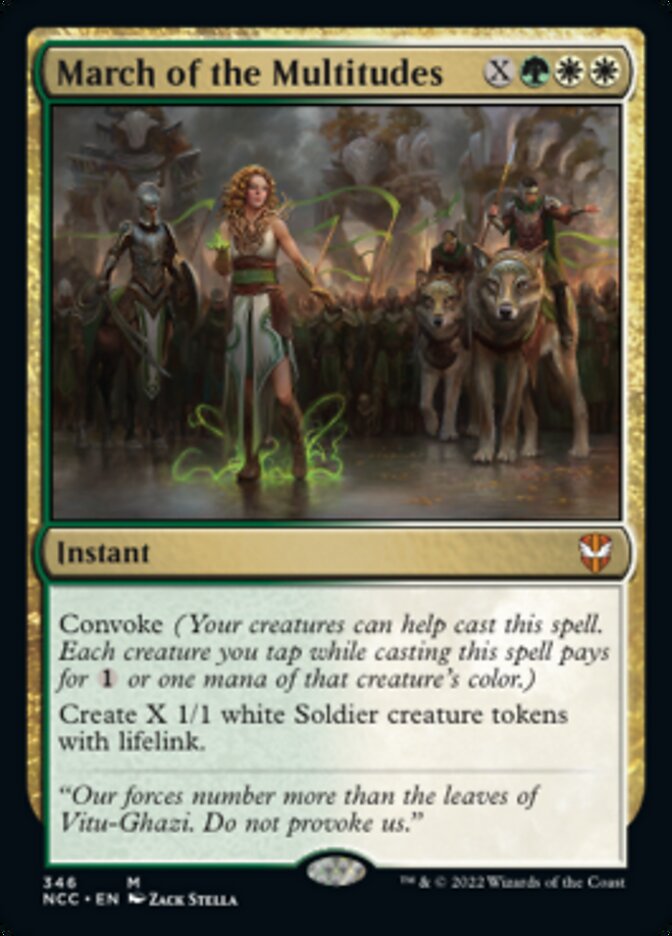 March of the Multitudes [Streets of New Capenna Commander] | Odin's Place