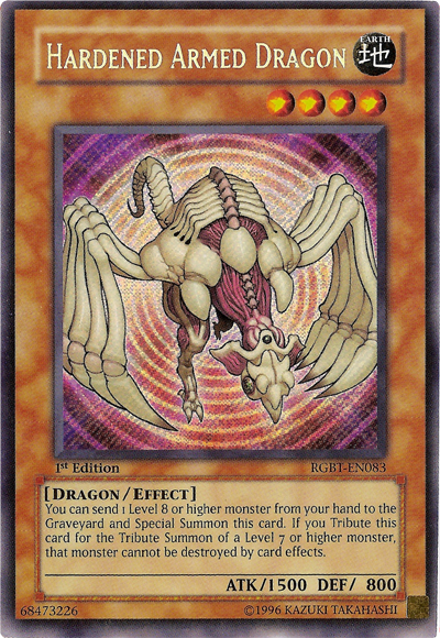 Hardened Armed Dragon [RGBT-EN083] Secret Rare | Odin's Place