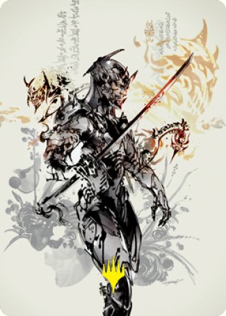 Satoru Umezawa 1 Art Card (Gold-Stamped Signature) [Kamigawa: Neon Dynasty Art Series] | Odin's Place