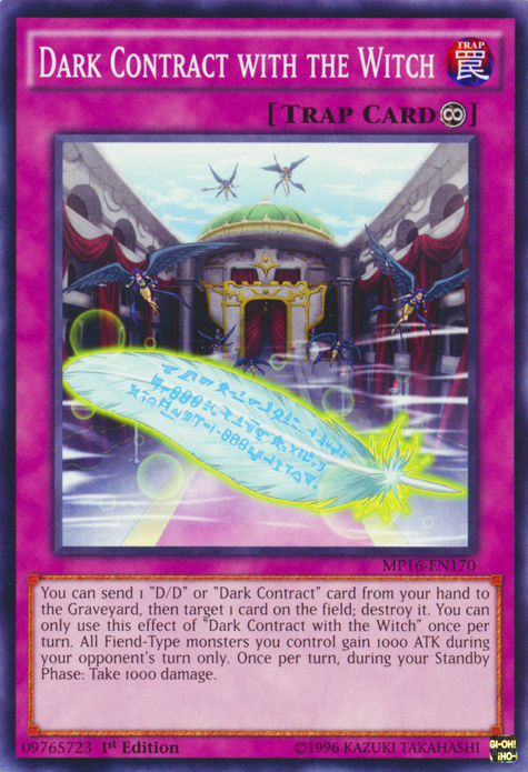 Dark Contract with the Witch [MP16-EN170] Common | Odin's Place