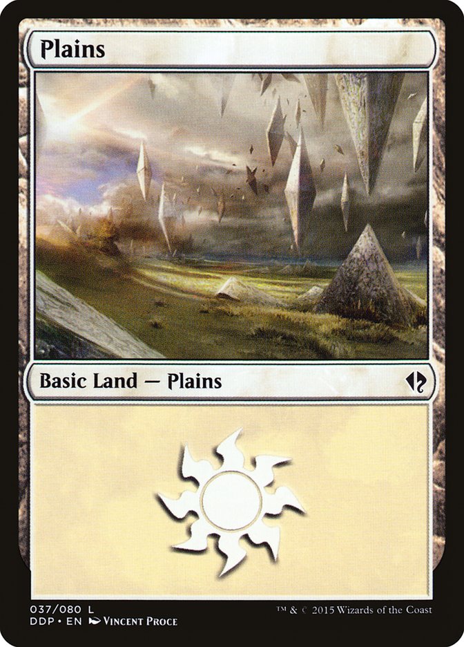 Plains (37) [Duel Decks: Zendikar vs. Eldrazi] | Odin's Place