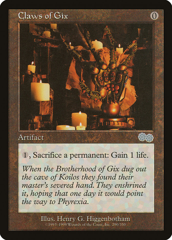 Claws of Gix (290) [Urza's Saga] | Odin's Place