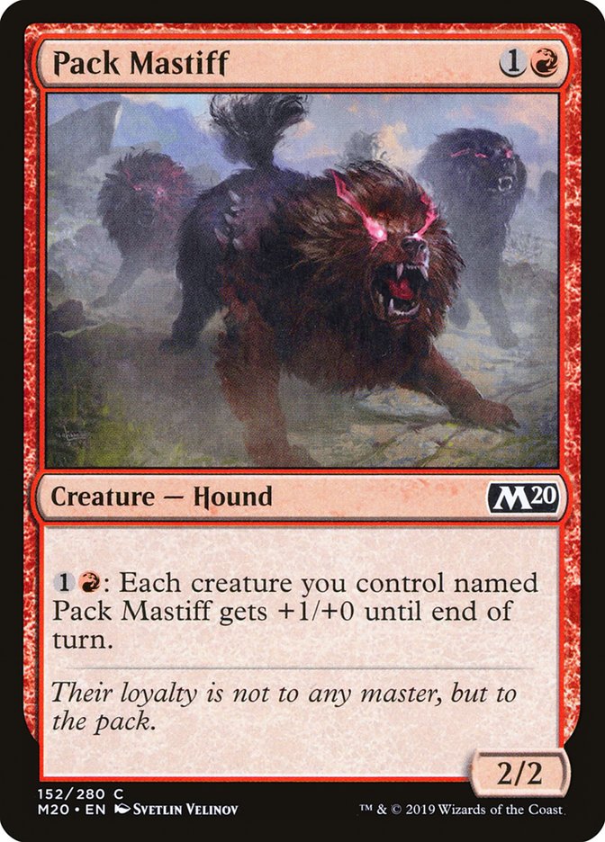 Pack Mastiff [Core Set 2020] | Odin's Place