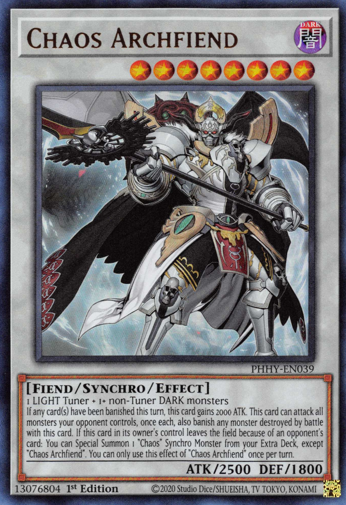 Chaos Archfiend [PHHY-EN039] Ultra Rare | Odin's Place