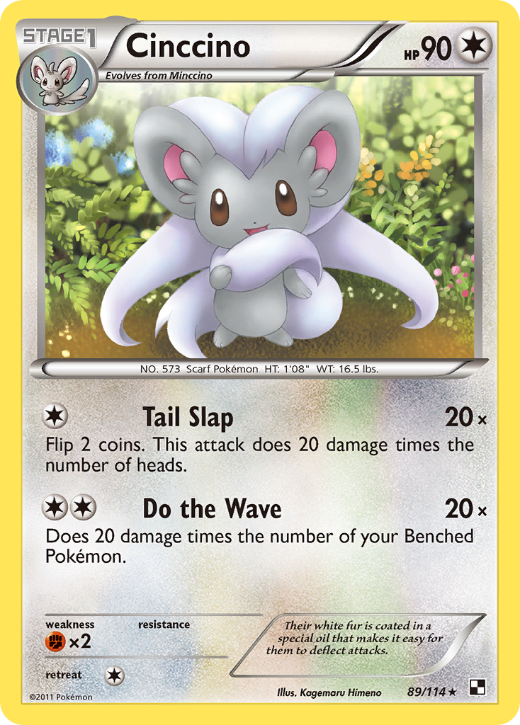 Cinccino (89/114) [Black & White: Base Set] | Odin's Place