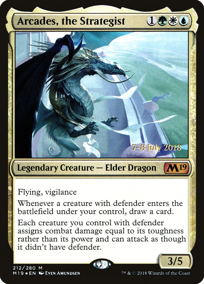 Arcades, the Strategist (212) [Core Set 2019 Prerelease Promos] | Odin's Place