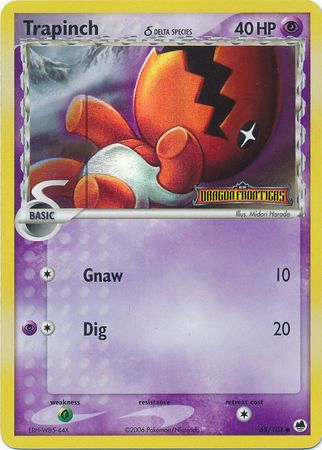 Trapinch (68/101) (Delta Species) (Stamped) [EX: Dragon Frontiers] | Odin's Place