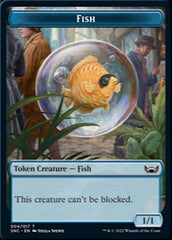 Fish // Citizen Double-Sided Token [Streets of New Capenna Tokens] | Odin's Place
