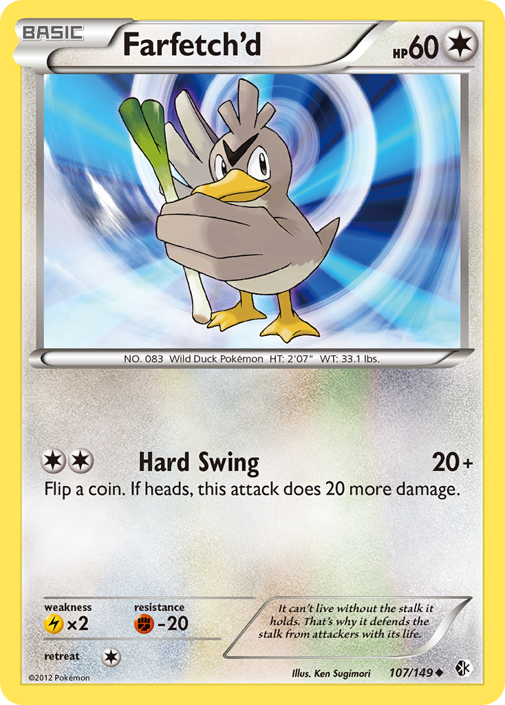 Farfetch'd (107/149) [Black & White: Boundaries Crossed] | Odin's Place
