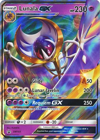 Lunala GX (SM103) (Jumbo Card) [Sun & Moon: Black Star Promos] | Odin's Place